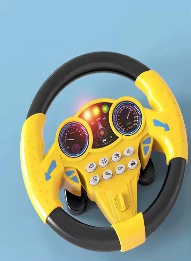 Bitrexup Premium Kids Driving Steering Wheel Funny Interactive Driving Wheel with Music (Multicolor) - Image 3